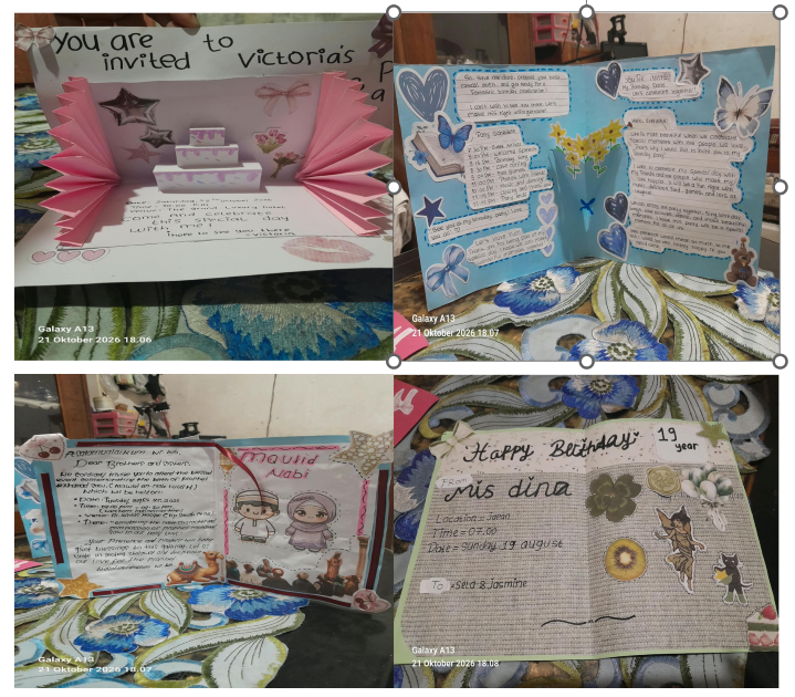 Practical English Learning: PKBM Griya Cendekia Paket B Students Have Fun Creating Invitation Texts